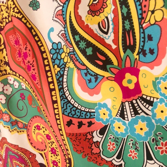 ☘️☘️☘️☘️Light and airy bright strapless dress. - Picture 3 of 3